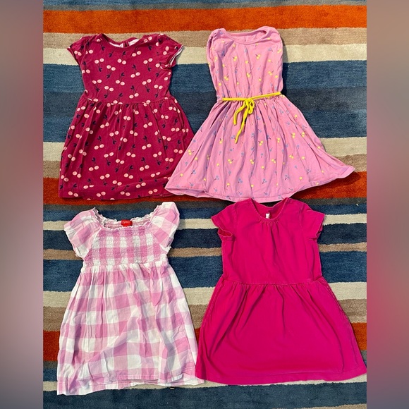 Bundle of 4 Cherry Bomb 🍒 Girls Dresses 4-5T - Picture 6 of 8